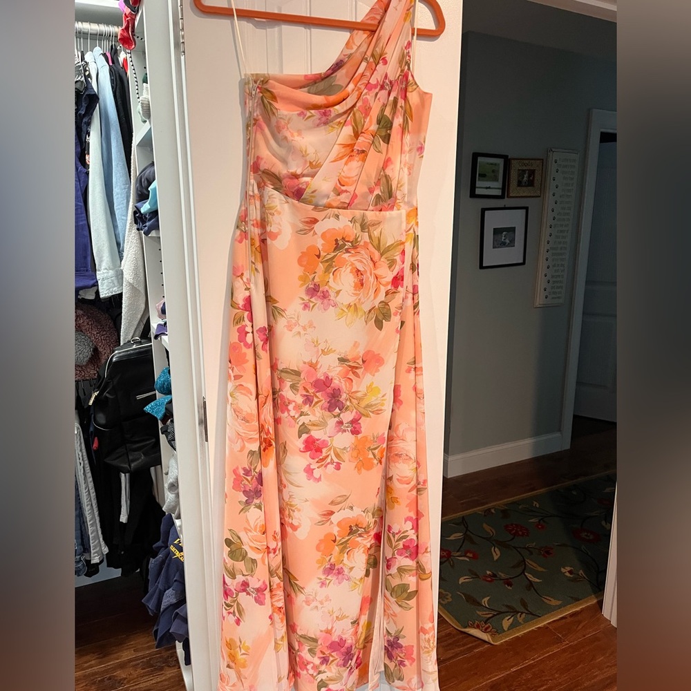 Birdy Grey Pink and Orange Maxi Dress. Used. Excellent condition
